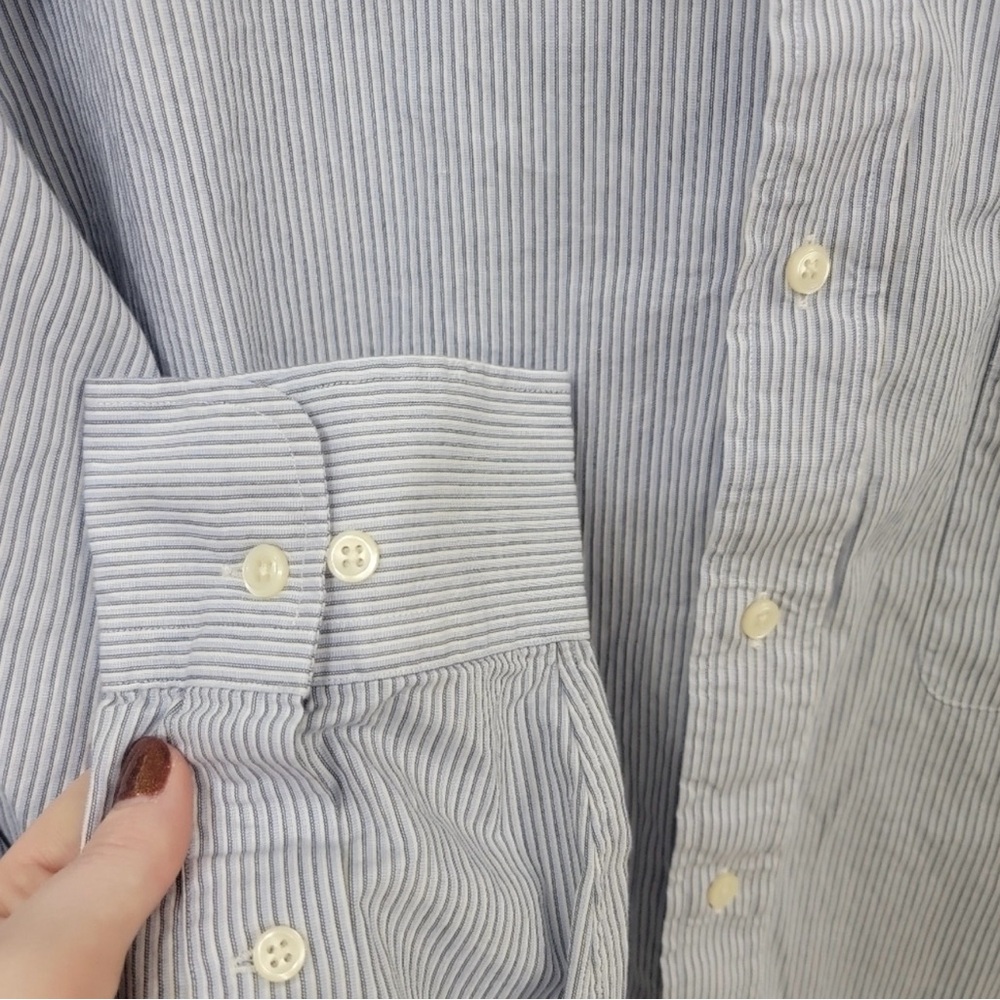 Ralph Lauren Polo Andrew 100%Cotton Dress‎ Shirt - Picture 5 of 6
